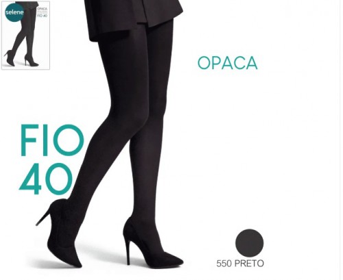 Meia Calca Feminina Selene - Opaca Fio 40